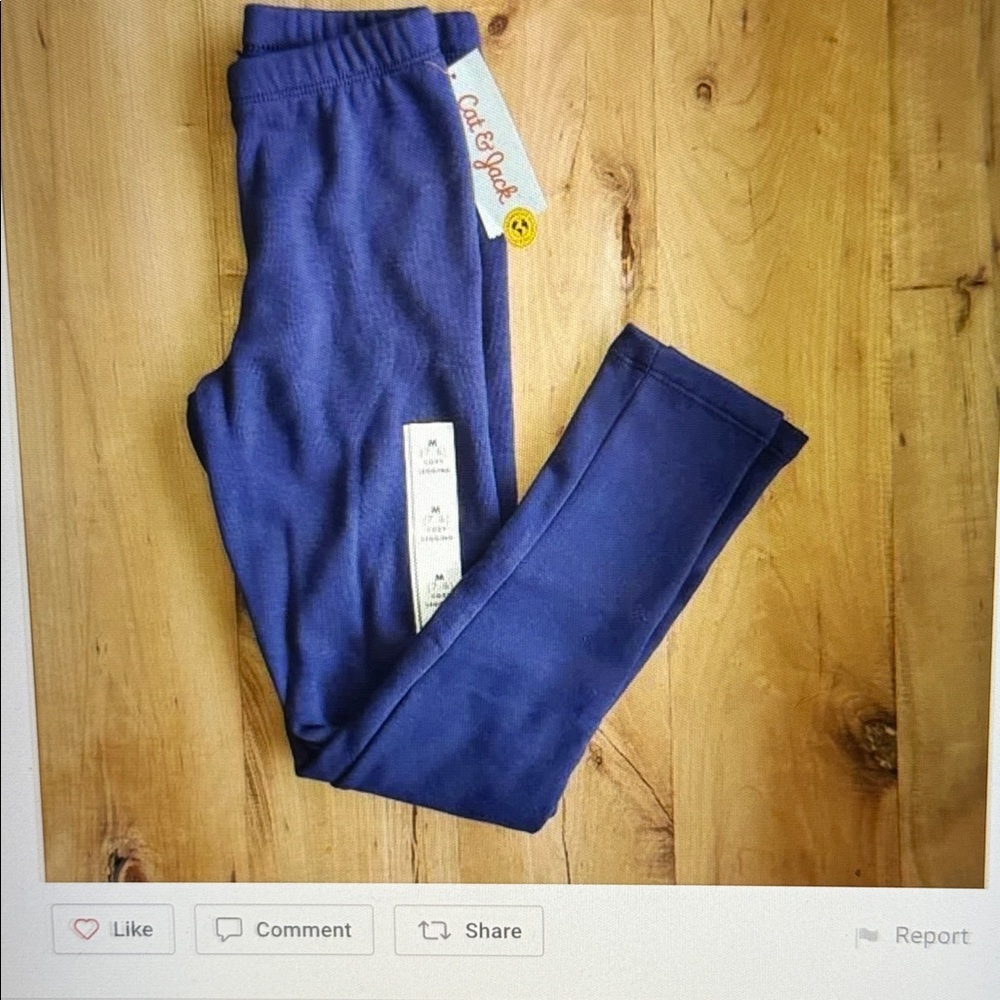 LOOKING FOR COZY Cat & Jack GIRLS Leggings - SIZE LARGE SLIM